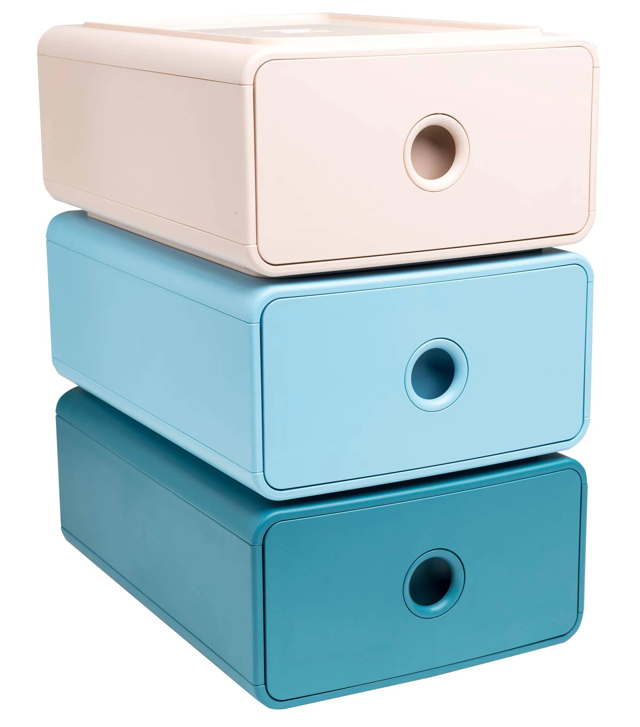 Exacompta 315406D 3x Ablagemodul Tiny Box Skandi Sortiert
