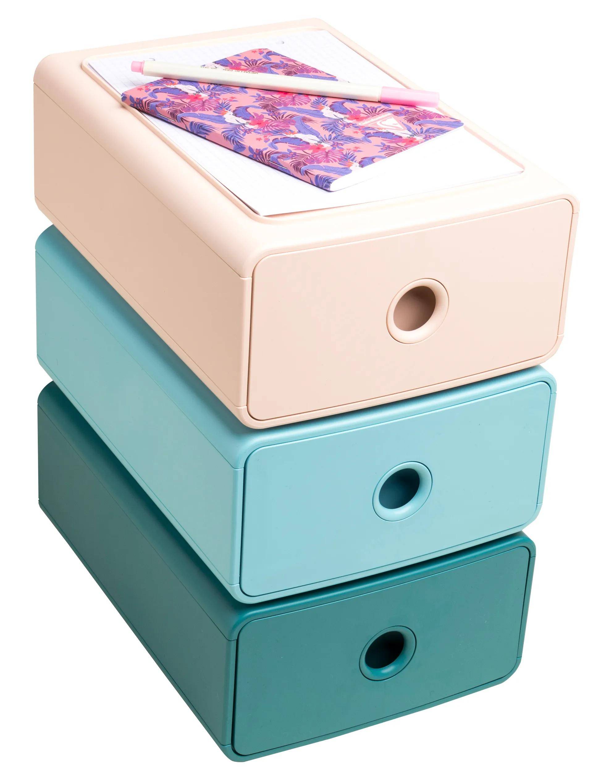 Exacompta 315434D 3x Ablagemodul Tiny Box Skandi Pazifik