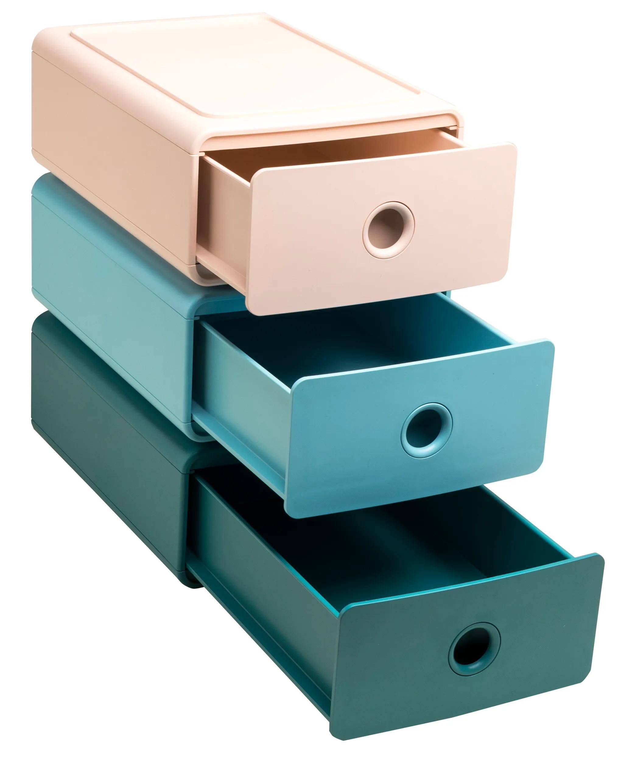 Exacompta 315431D 3x Ablagemodul Tiny Box Skandi Hellrosa
