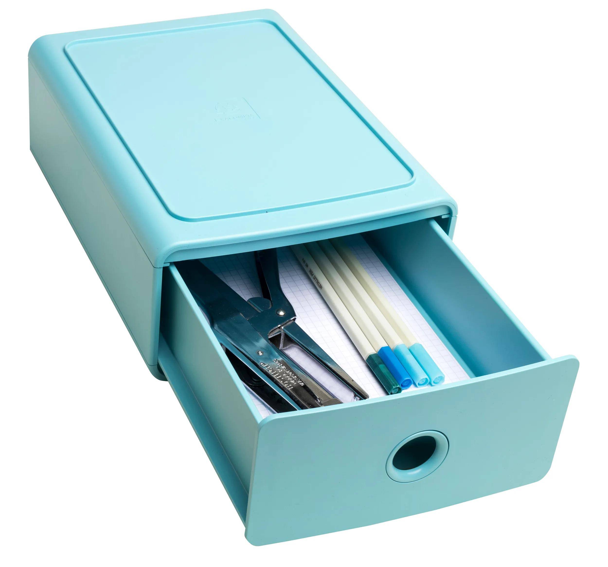 Exacompta 315433D 3x Ablagemodul Tiny Box Skandi Frostblau