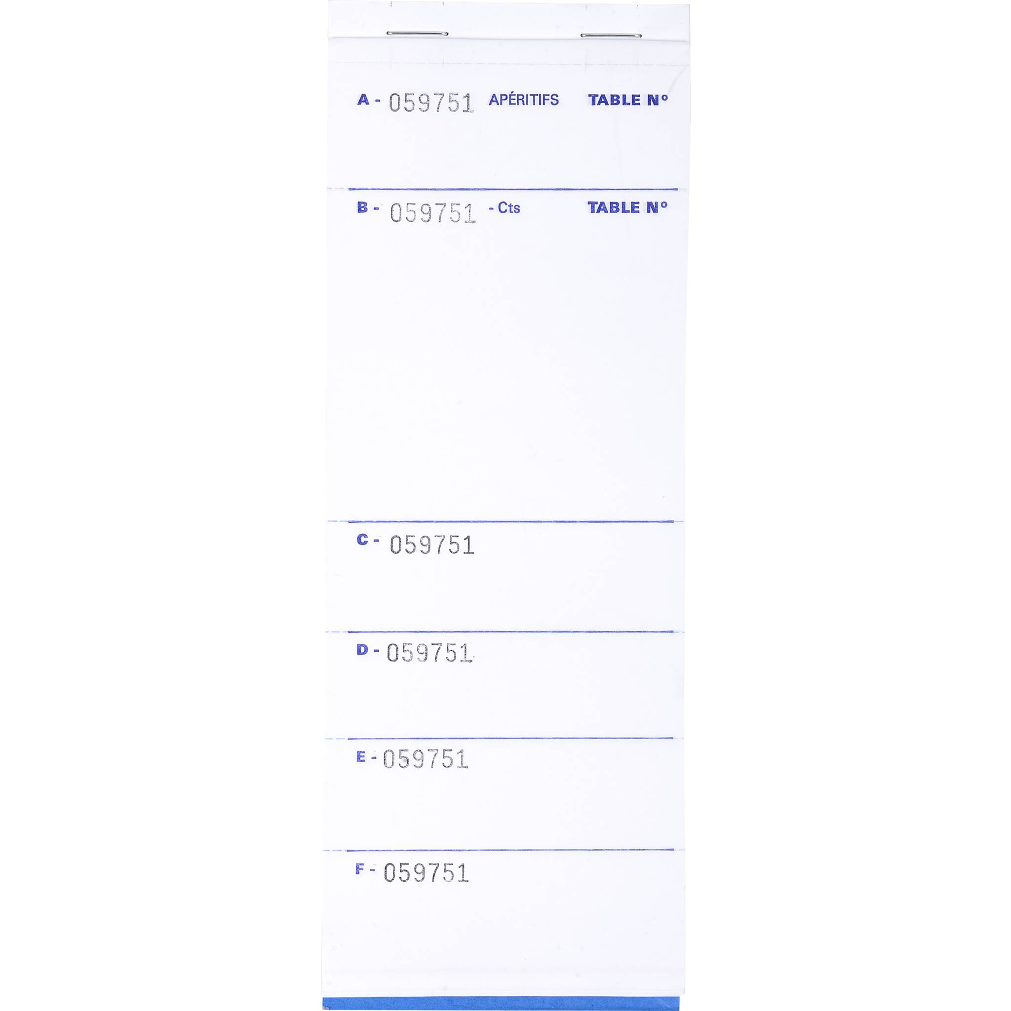 Exacompta 96207E 50x Notepad Exac Restaurant