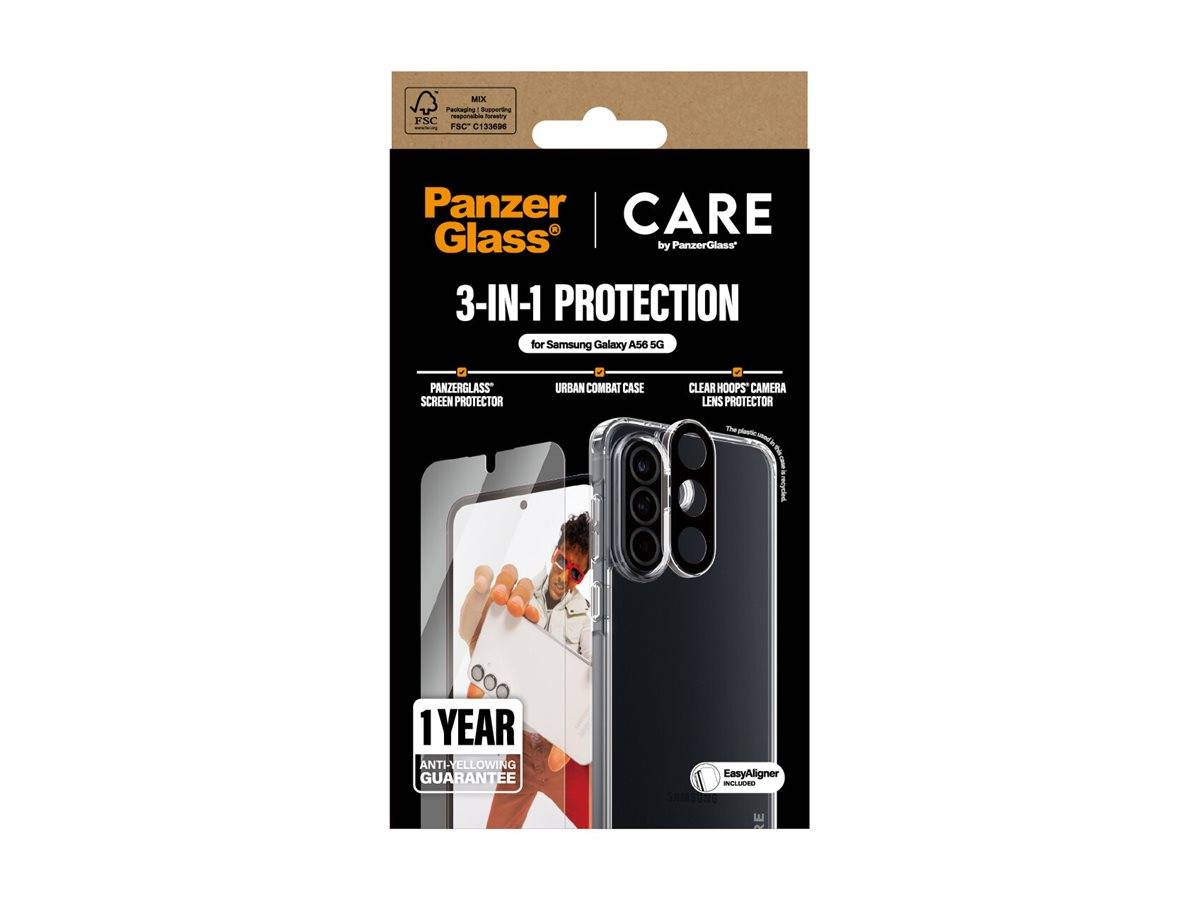 CARE by Schutzglass Flagship 3in1 Case+Glass+Lens Samsung Galaxy A56 5G - transparent