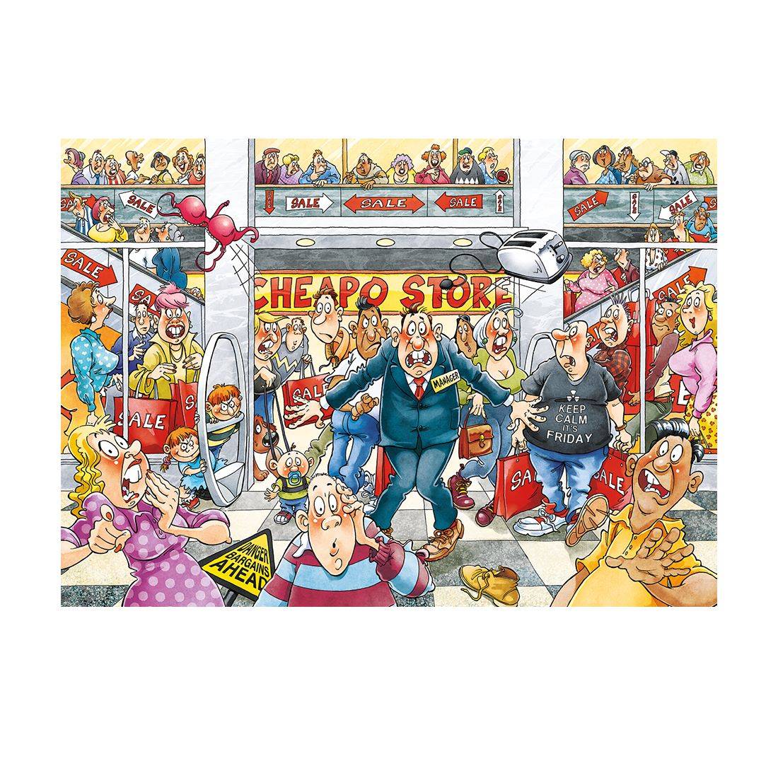 Wasgij Original 25, Deal Breaker, 2x1000 Teile Puzzle