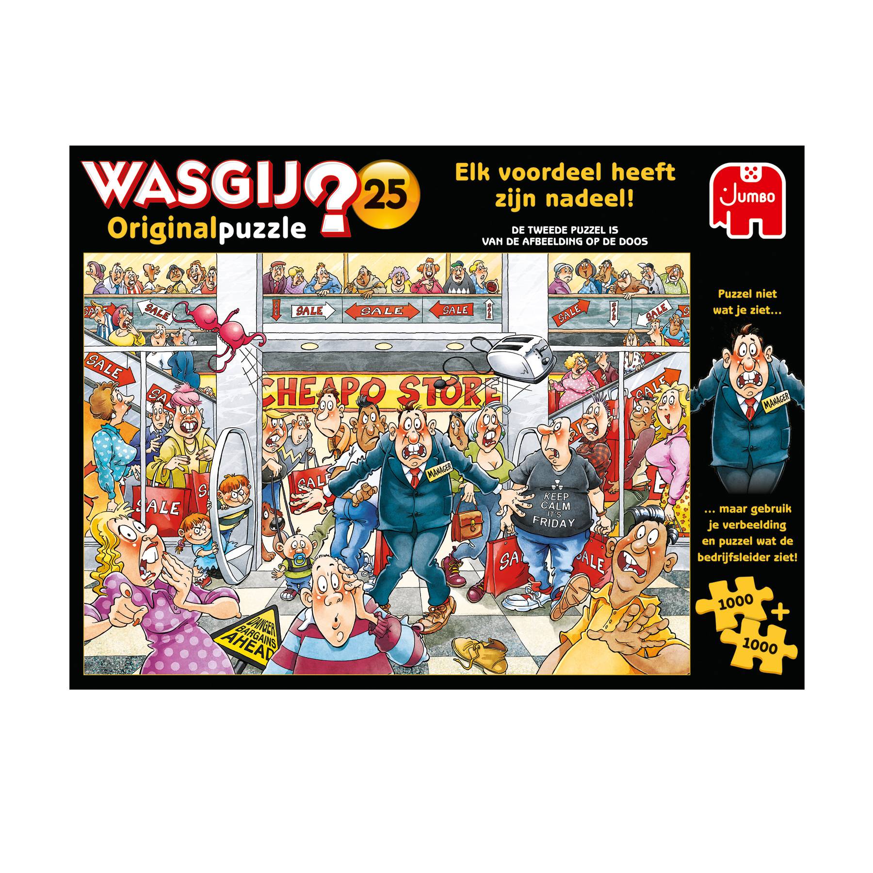 Wasgij Original 25, Deal Breaker, 2x1000 Teile Puzzle