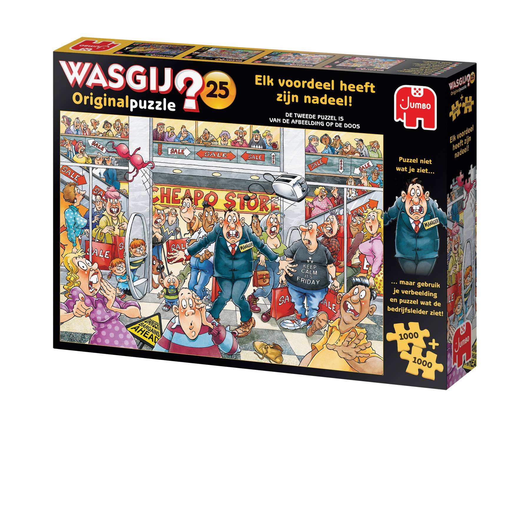 Wasgij Original 25, Deal Breaker, 2x1000 Teile Puzzle