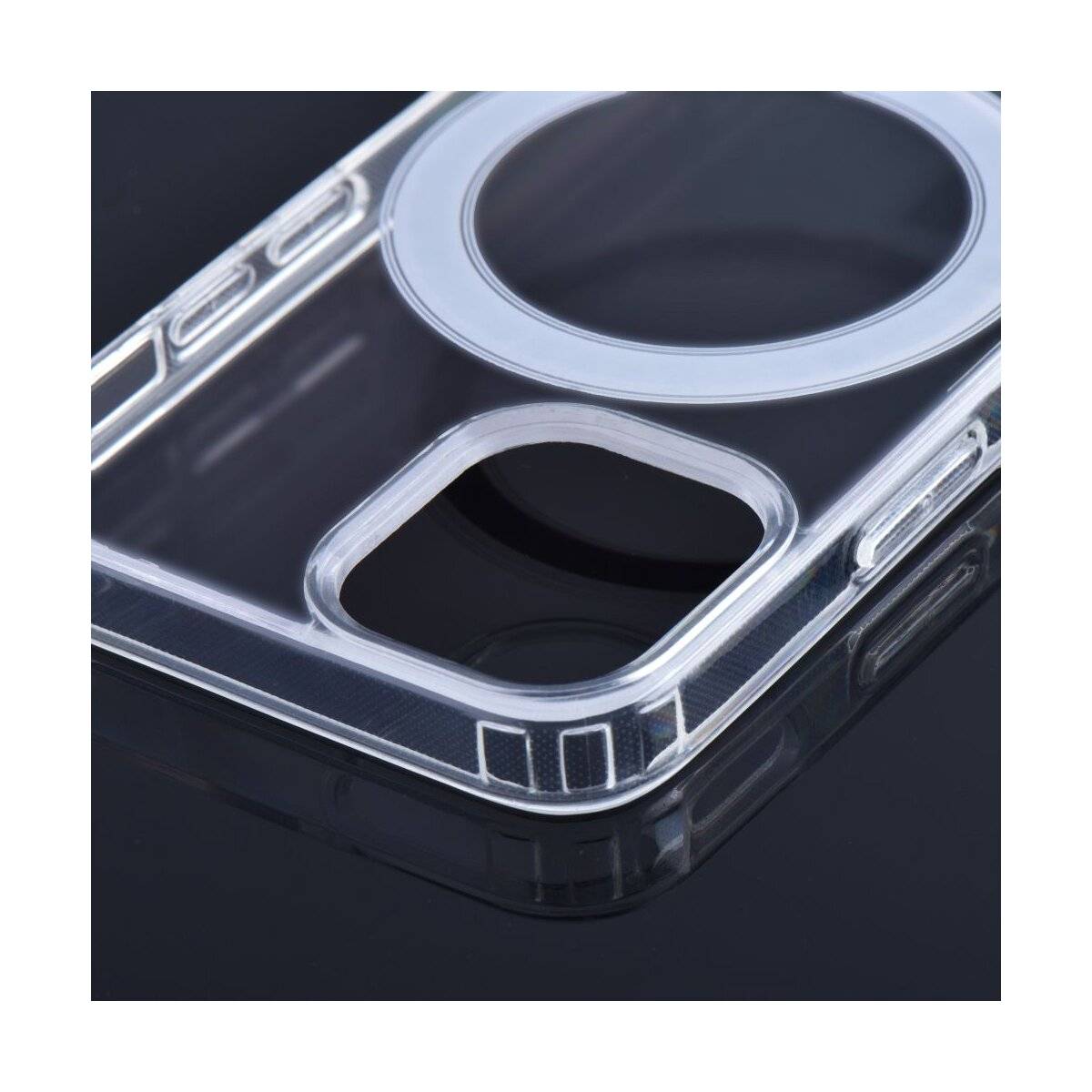Clear Mag Cover Handyhülle Modern Transparent mit Magnetring Kompatibel mit Apple iPhone 17 Pro