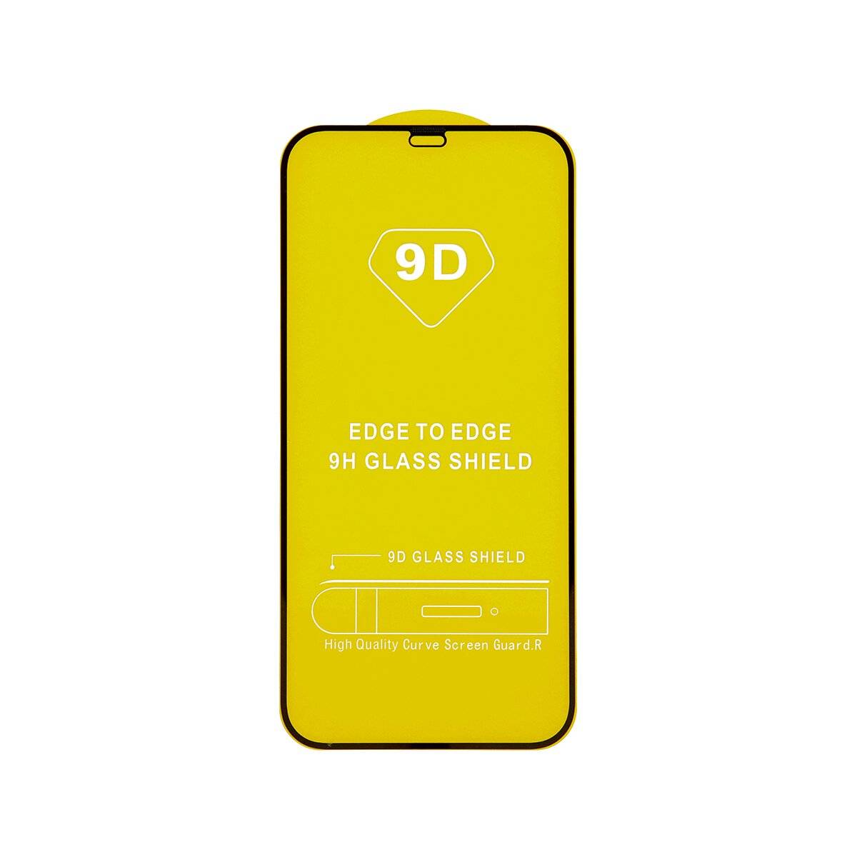 9D Schutz Glas kompatibel mit Realme 12 Curved Folie Vollständig Klebend und Abdeckung