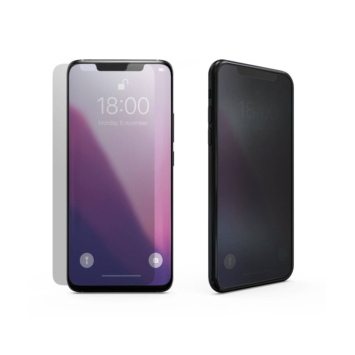 2x Sichtschutzglas Tempered Glass Privacy Schutzglas kompatibel mit Samsung Galaxy A56 5G schwarz