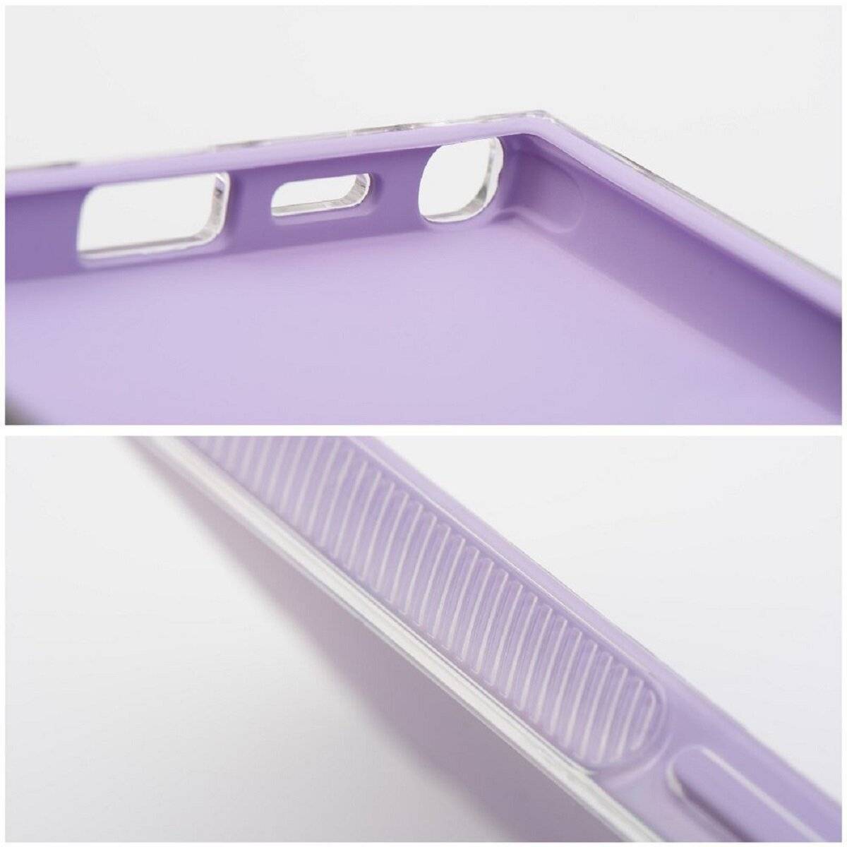 Stylische Bumper Handyhülle – Moderner Look und Robuster Schutz kompatibel mit Samsung Galaxy S25 Ultra Hellviolett