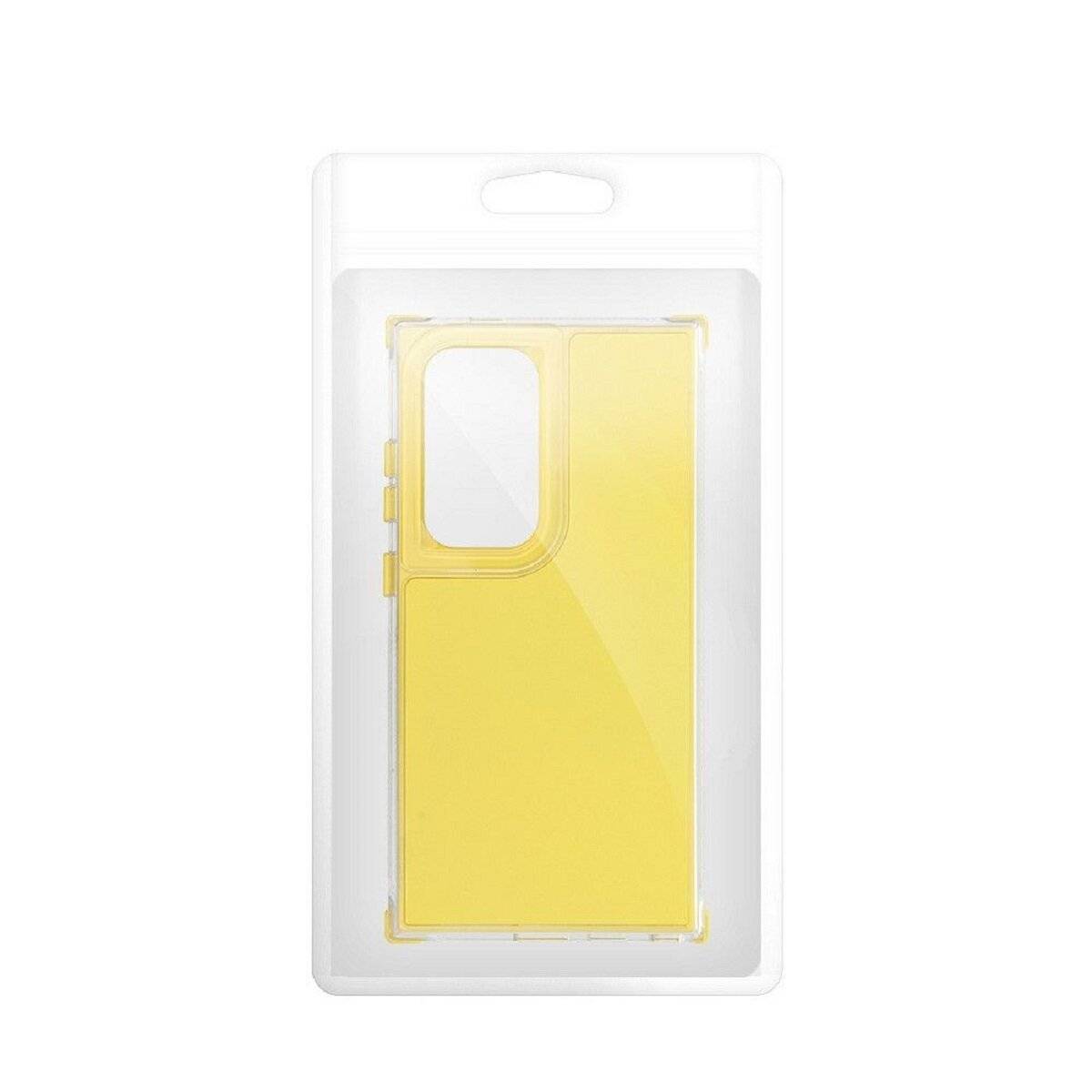 Stylische Bumper Handyhülle – Moderner Look und Robuster Schutz kompatibel mit Samsung Galaxy S25 Plus Gelb