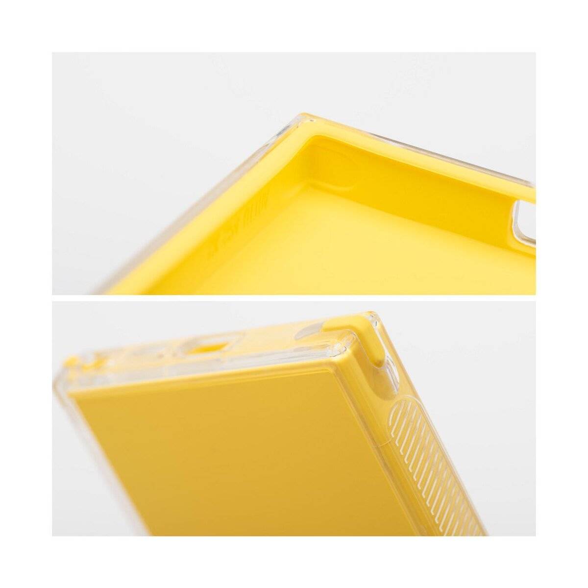 Stylische Bumper Handyhülle – Moderner Look und Robuster Schutz kompatibel mit Samsung Galaxy S25 Plus Gelb