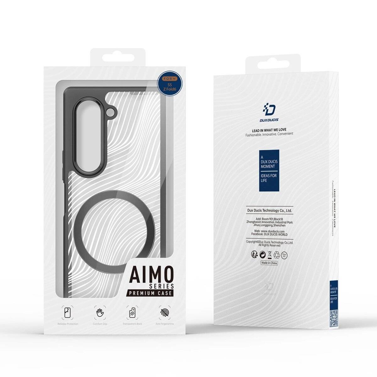 Dux Ducis Handyhülle Hülle kompatibel mit Samsung Galaxy Z Fold 6 schwarz