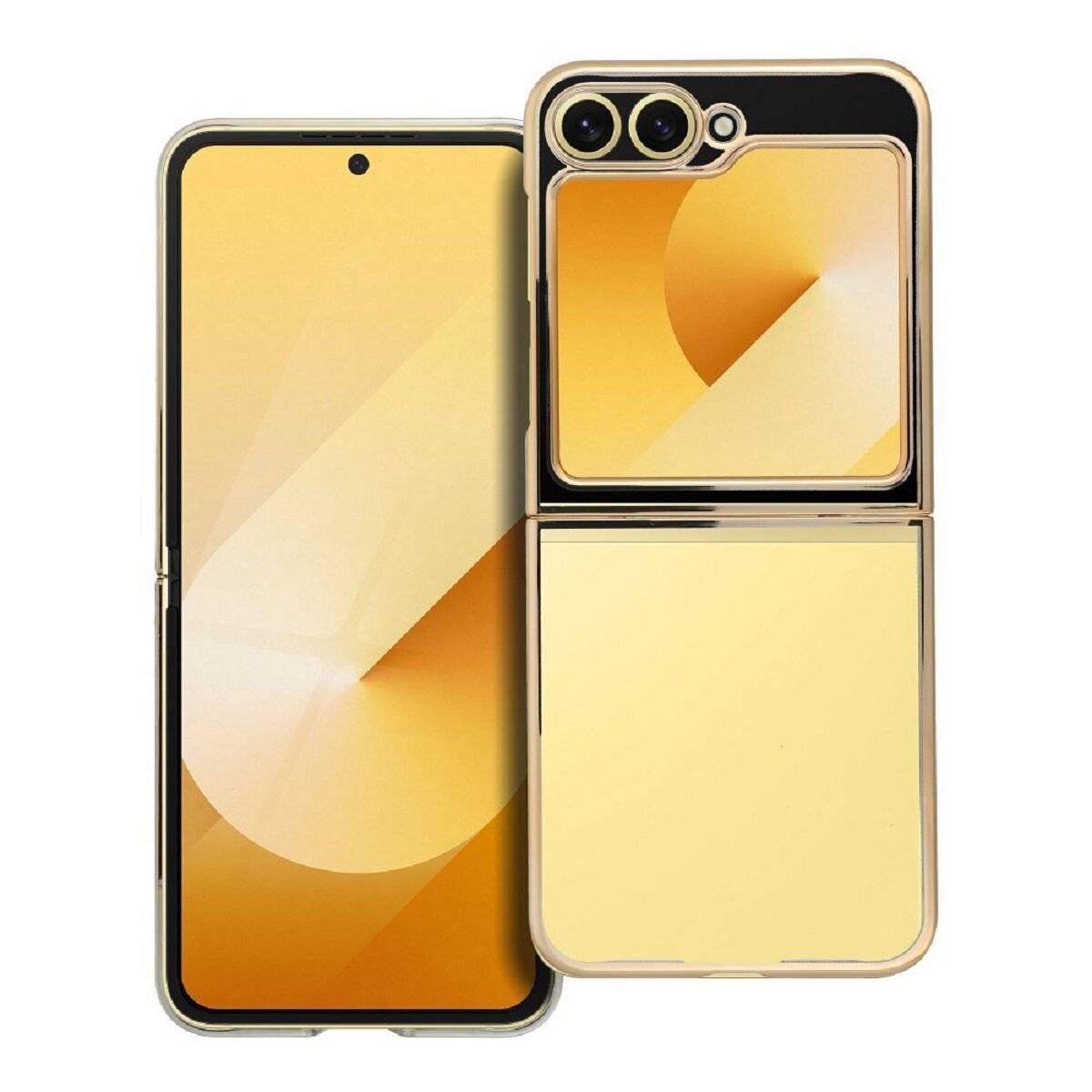 FOCUS Case Handyhülle – Schlankes Design, starker Schutz kompatibel mit Samsung Galaxy Z Flip 6 5G Gold