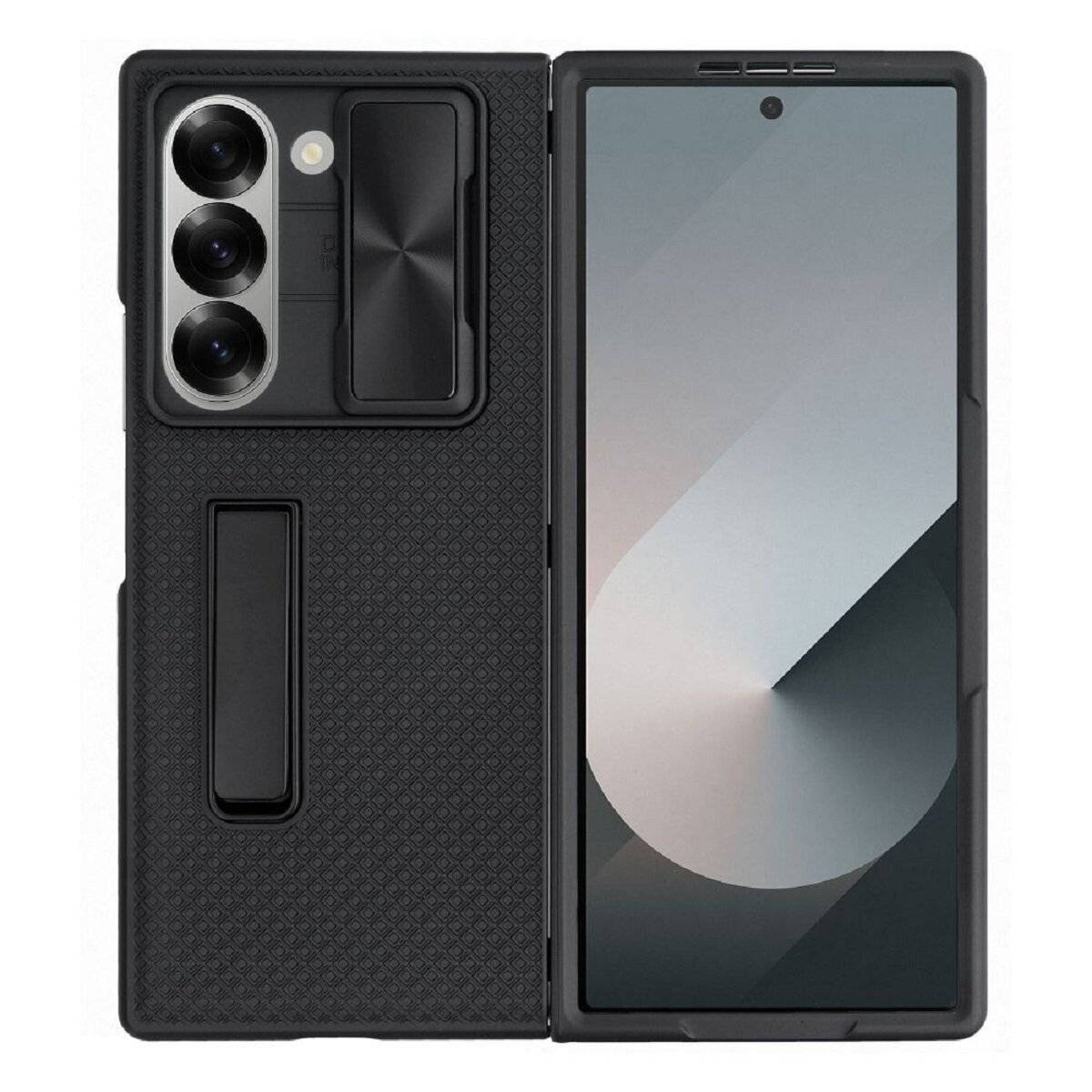 Schutzhülle für Smartphones – Robuste Handyhülle kompatibel mit Samsung Galaxy Z Fold 6 Schwarz