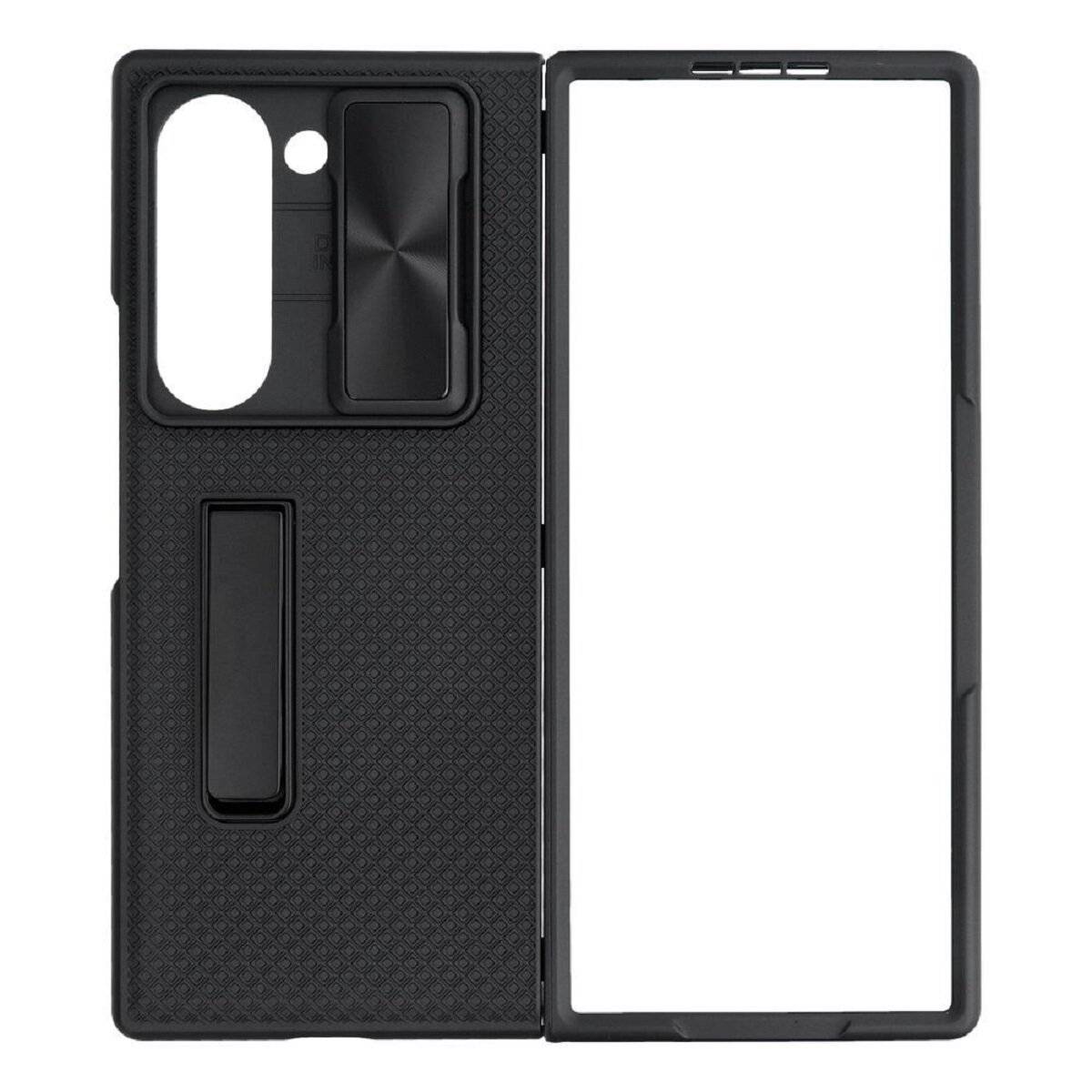 Schutzhülle für Smartphones – Robuste Handyhülle kompatibel mit Samsung Galaxy Z Fold 6 Schwarz