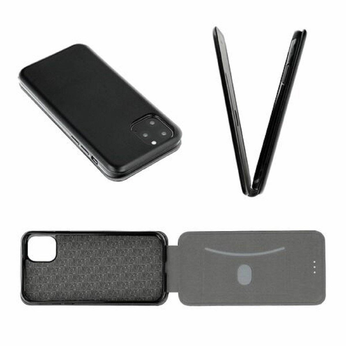Klapphülle Handyhülle Flip Cover kompatibel mit Samsung Galaxy A21S schwarz