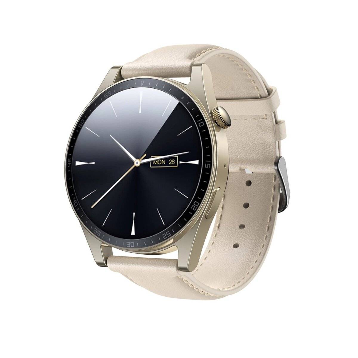 Smartwatch 1,32 Zoll mit Anrufannahmefunktion / IP68-Schutz – Gold