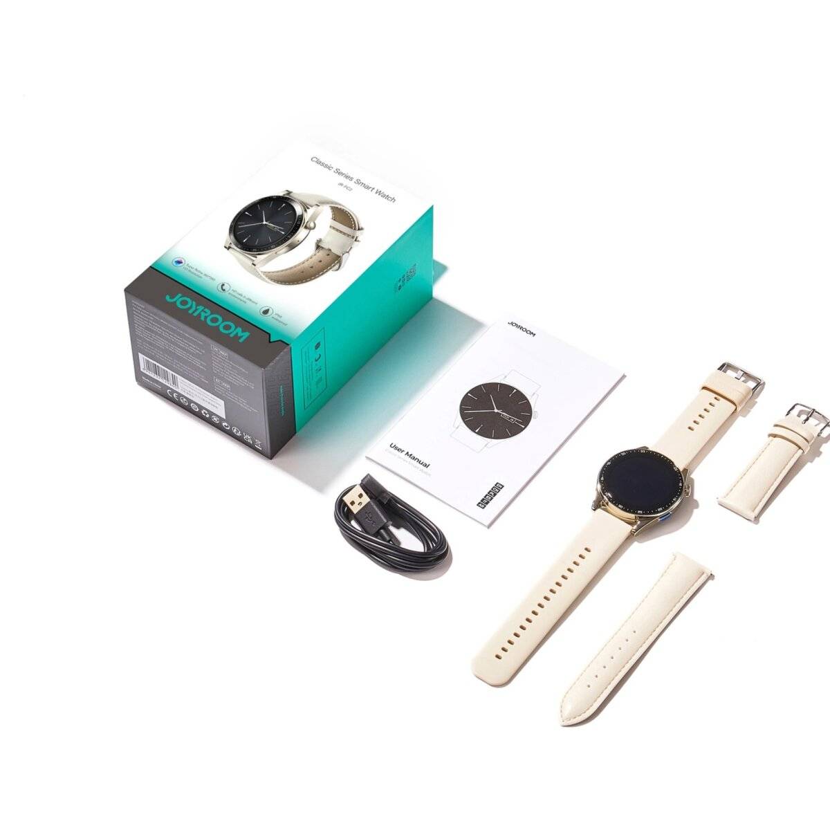 Smartwatch 1,32 Zoll mit Anrufannahmefunktion / IP68-Schutz – Gold