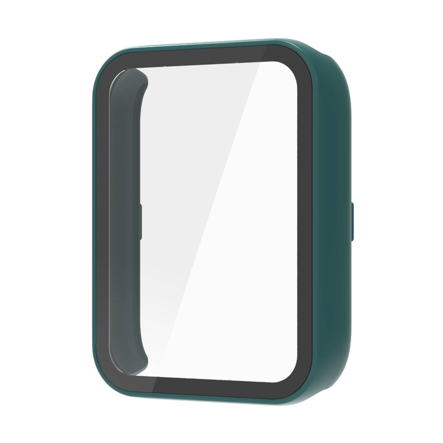 Für Xiaomi Smart Band 9 Pro Kunststoff PC Smart Hülle + Tempered H9 Hart Glas Grün