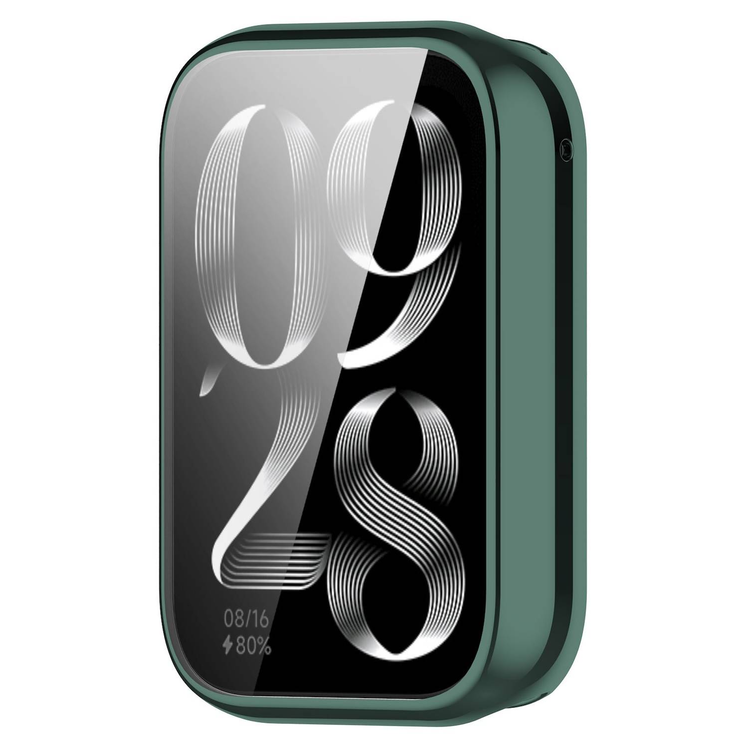 Für Xiaomi Smart Band 9 Pro Full Cover Soft TPU All Inclusive Smart Case Schutz Hülle Grün