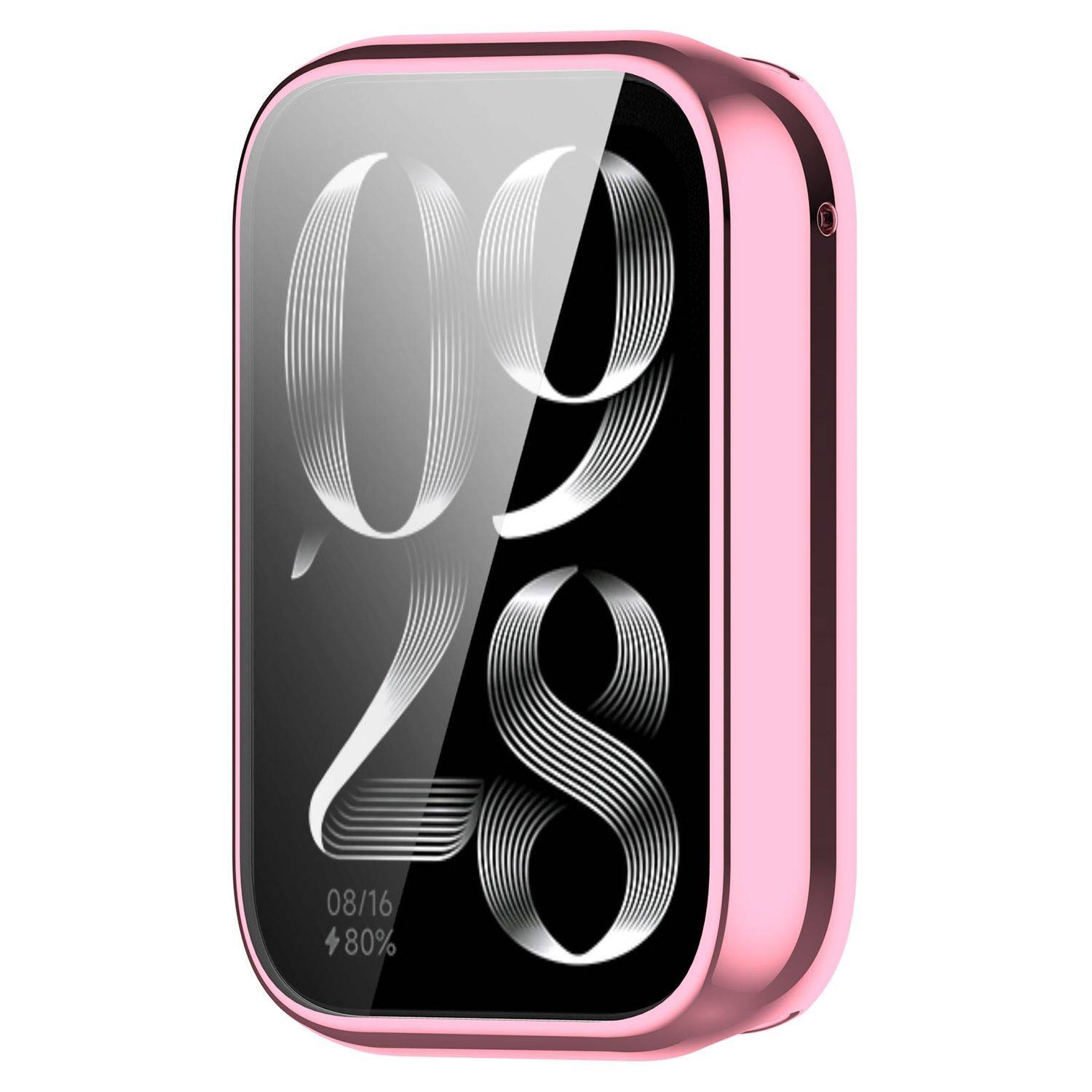 Für Xiaomi Smart Band 9 Pro Full Cover Soft TPU All Inclusive Smart Case Schutz Hülle Pink