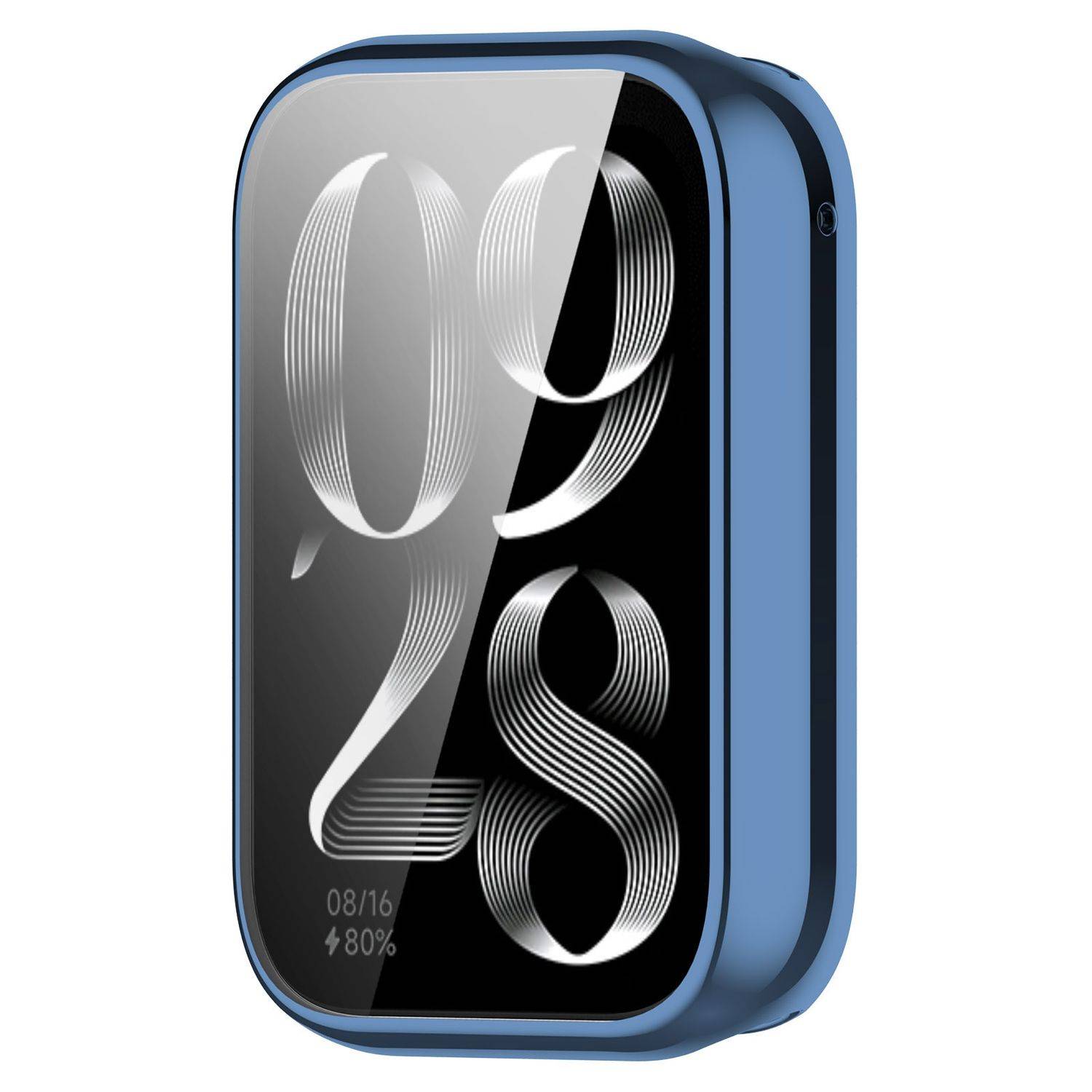 Für Xiaomi Smart Band 9 Pro Full Cover Soft TPU All Inclusive Smart Case Schutz Hülle Blau