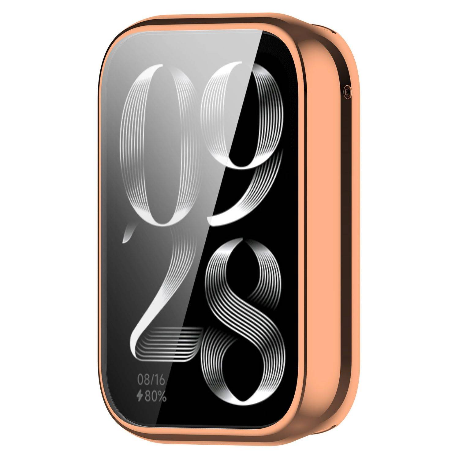 Für Xiaomi Smart Band 9 Pro Full Cover Soft TPU All Inclusive Smart Case Schutz Hülle Rose Gold