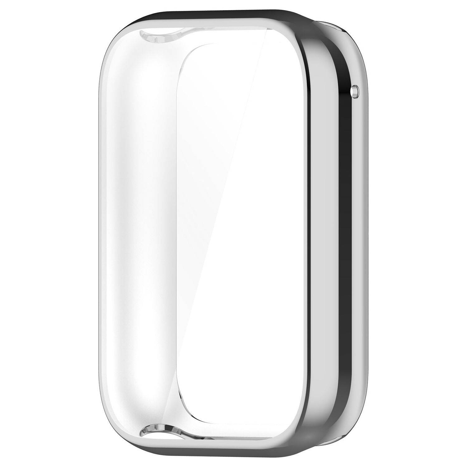 Für Xiaomi Smart Band 9 Pro Full Cover Soft TPU All Inclusive Smart Case Schutz Hülle Silber