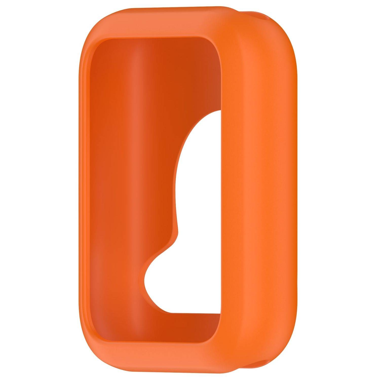Für Xiaomi Smart Band 9 Pro Silikon Design Watch Schutz Gehäuse Hülle Case Cover Orange