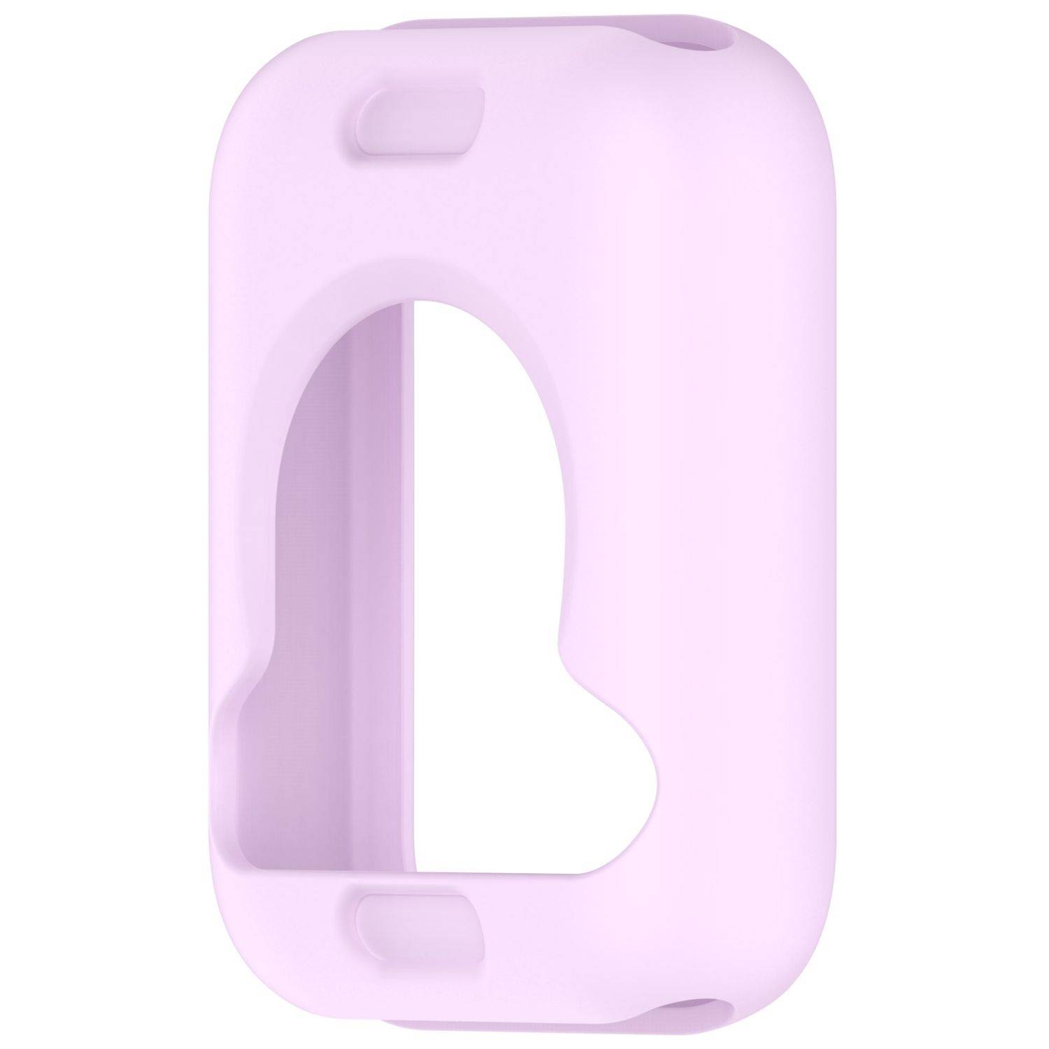 Für Xiaomi Smart Band 9 Pro Silikon Design Watch Schutz Gehäuse Hülle Case Cover Lila