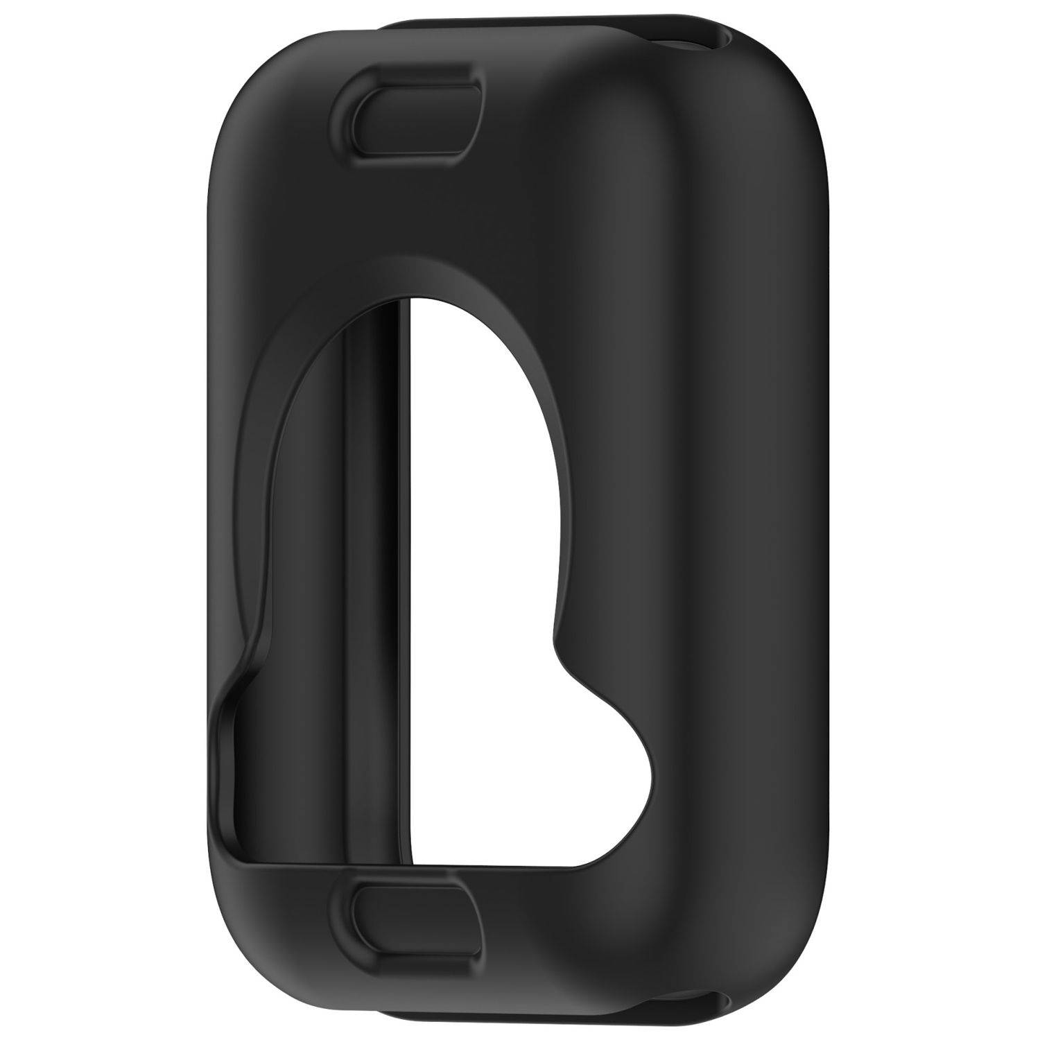 Für Xiaomi Smart Band 9 Pro Silikon Design Watch Schutz Gehäuse Hülle Case Cover Schwarz