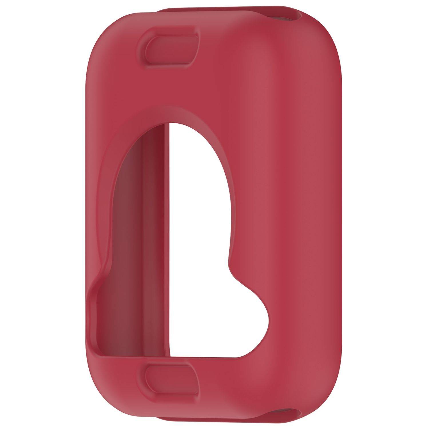 Für Xiaomi Smart Band 9 Pro Silikon Design Watch Schutz Gehäuse Hülle Case Cover Rot