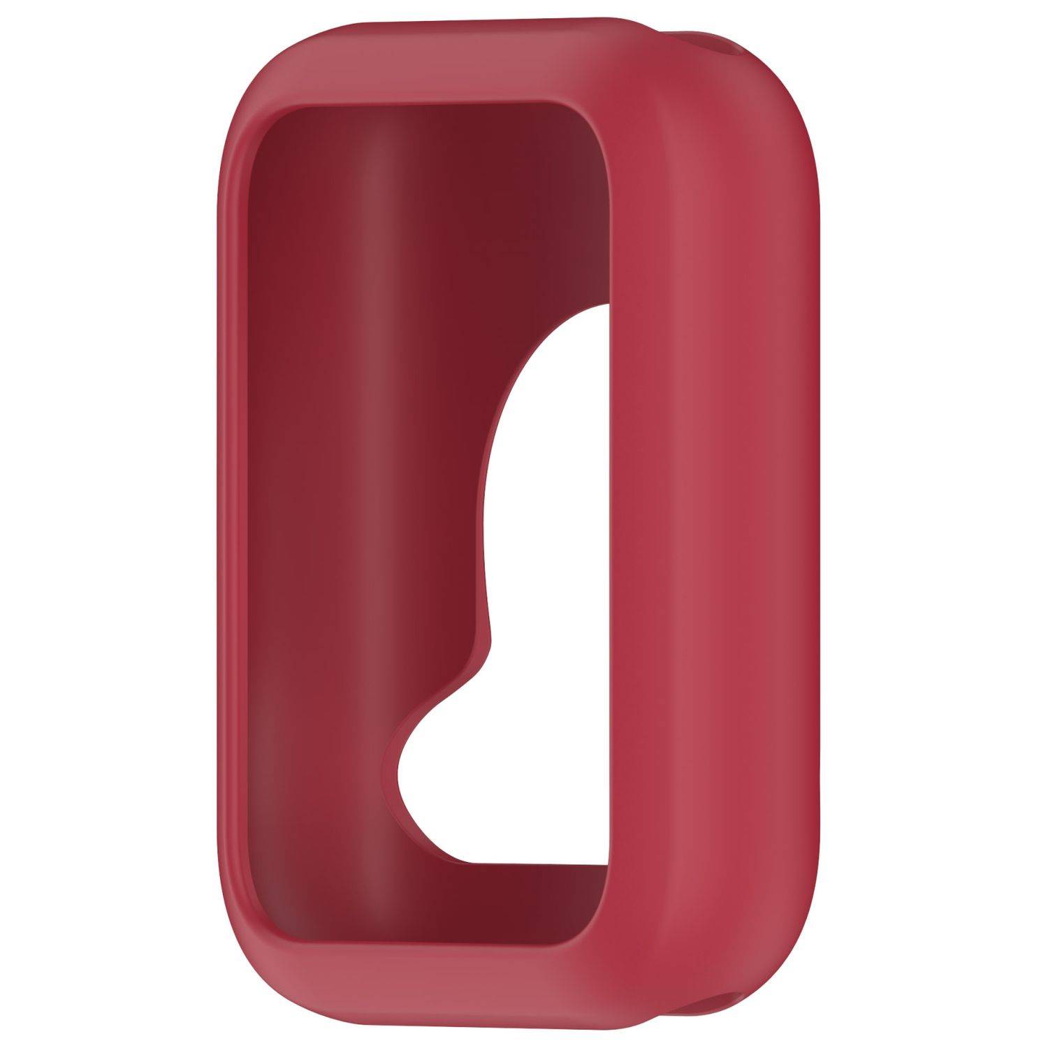 Für Xiaomi Smart Band 9 Pro Silikon Design Watch Schutz Gehäuse Hülle Case Cover Rot