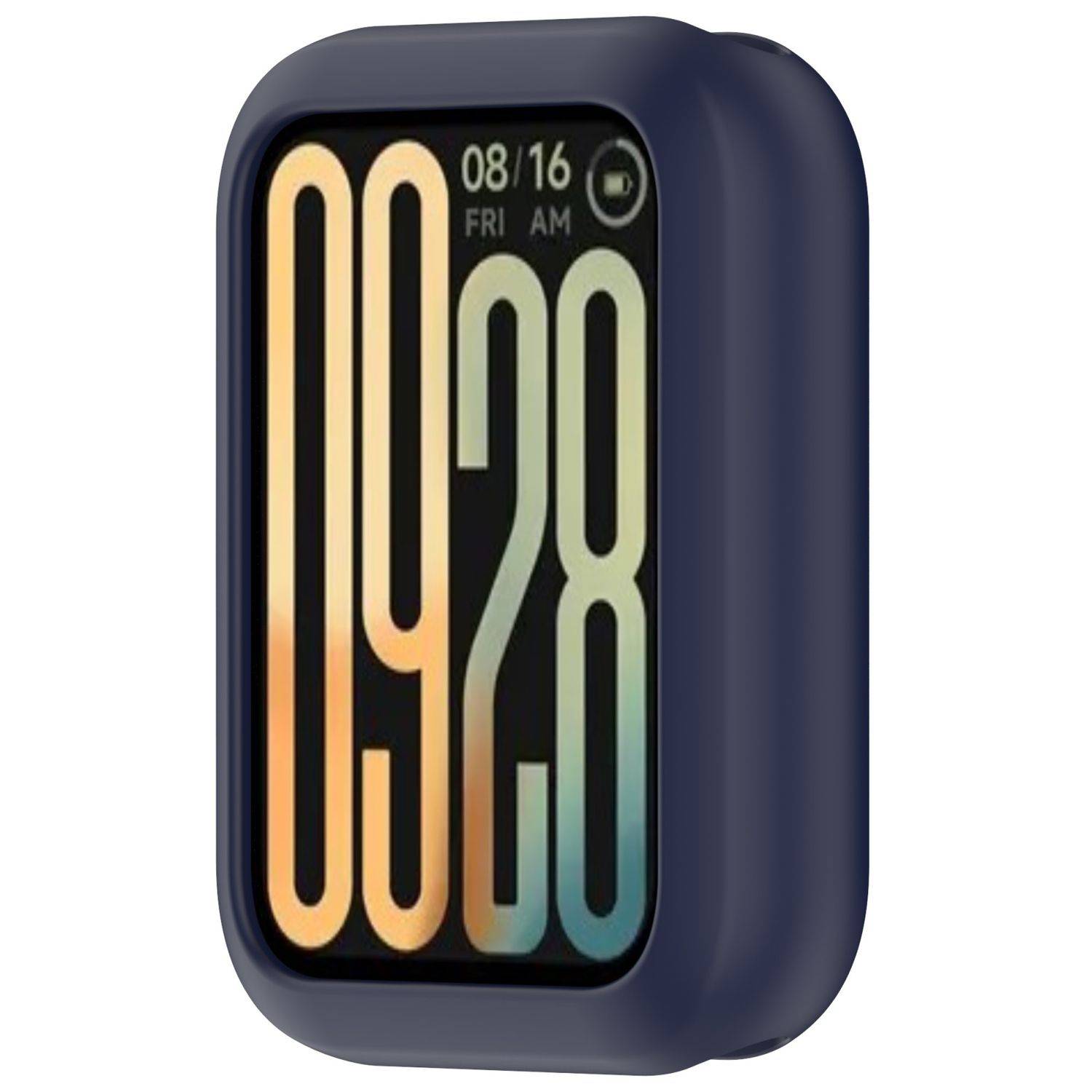 Für Xiaomi Smart Band 9 Pro Silikon Design Watch Schutz Gehäuse Hülle Case Cover Blau