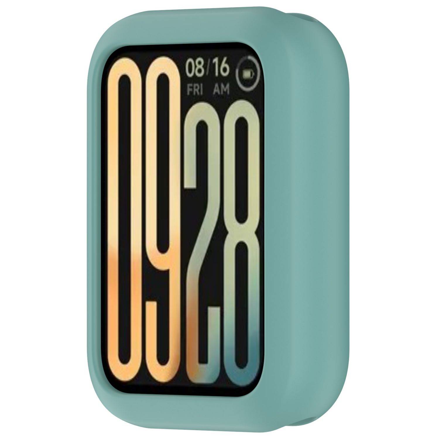 Für Xiaomi Smart Band 9 Pro Silikon Design Watch Schutz Gehäuse Hülle Case Cover Grün