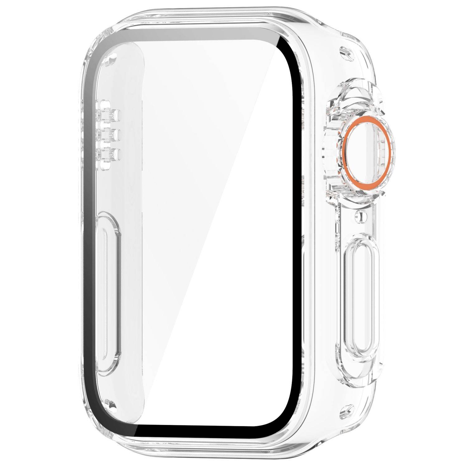 Für Xiaomi Smart Band 9 Pro Kunststoff PC Smart Hülle + Tempered H9 Hart Glas Transparent