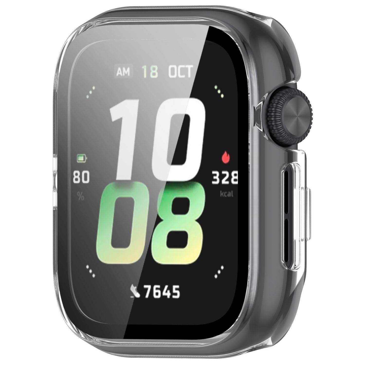 Für Honor Watch 5 Kunststoff PC Smart Hülle + Tempered H9 Hart Glas Transparent