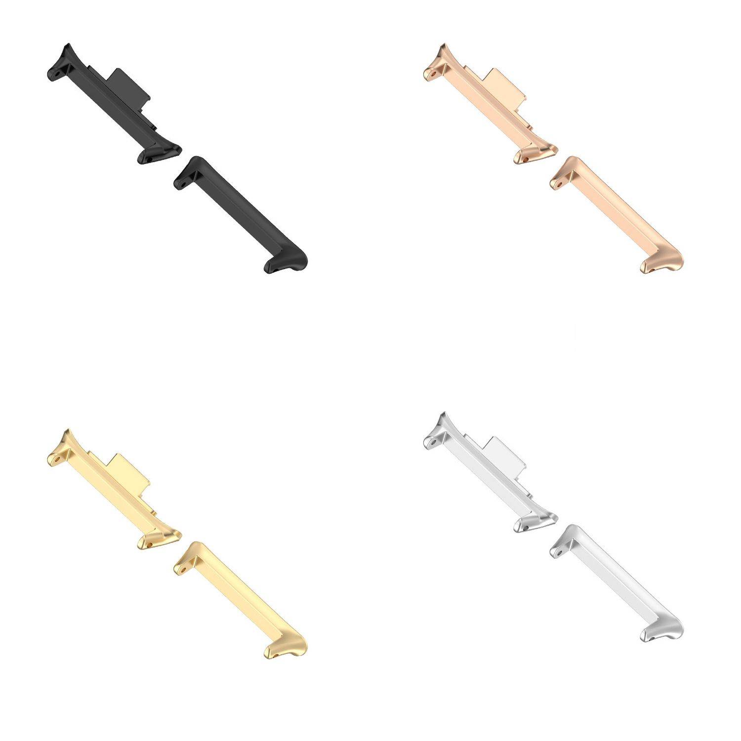 Für Xiaomi Smart Band 9 Pro 1 Paar Edelstahl Band 20mm Verbindungsstück Adapter