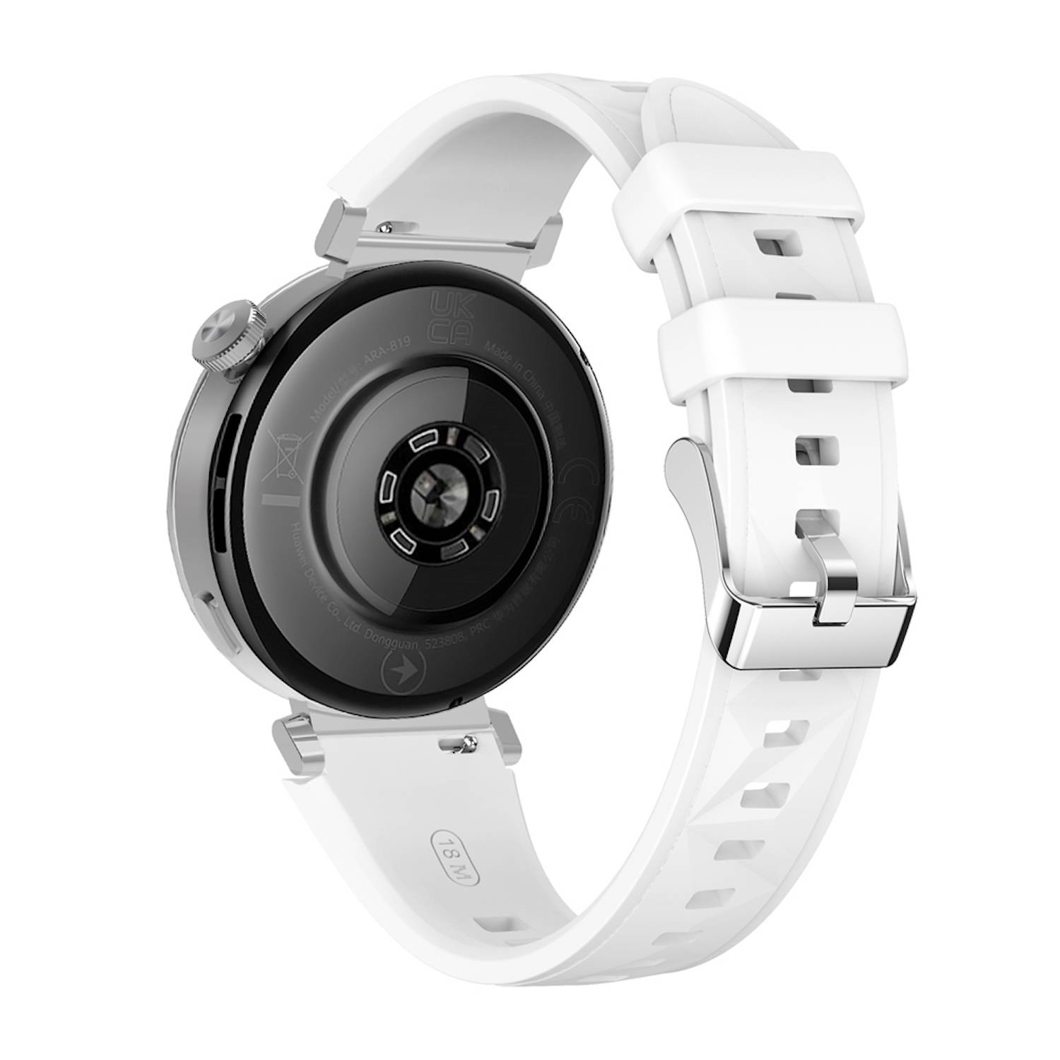 Für Huawei Watch GT 5 41mm Design 18mm Sport Silikon Smart Watch Armband Weiß