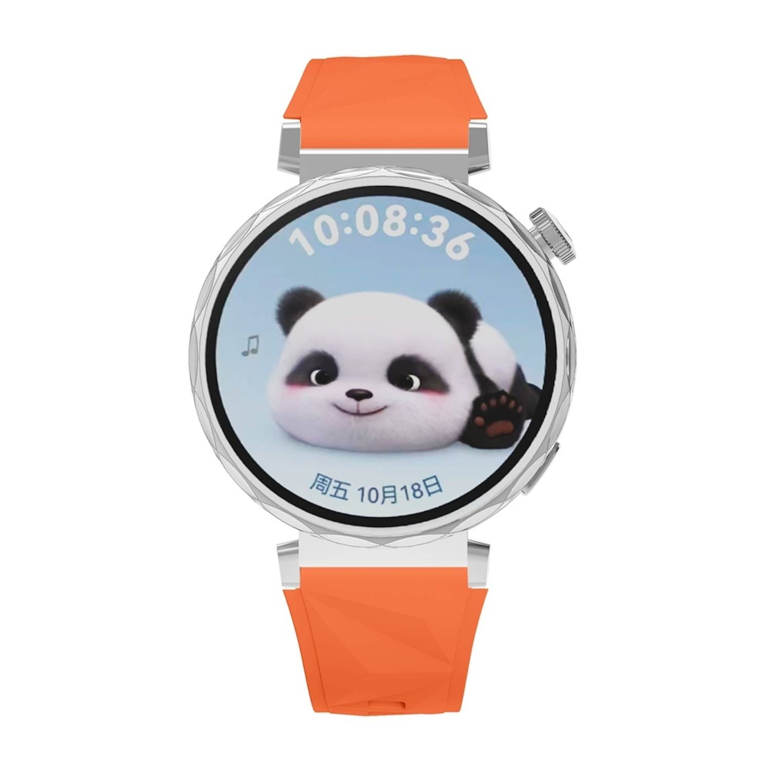 Für Huawei Watch GT 5 41mm Design 18mm Sport Silikon Smart Watch Armband Orange