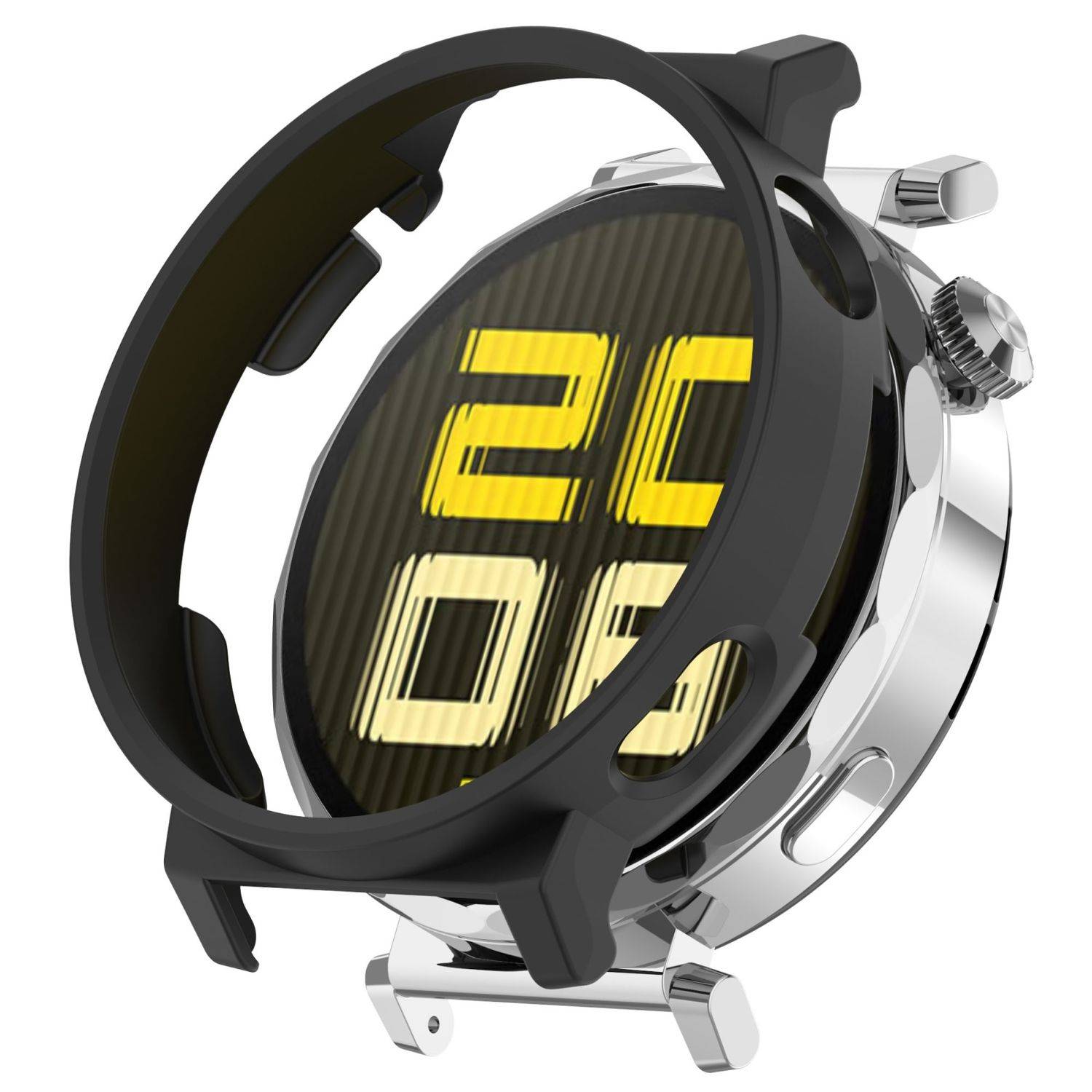 Für Huawei Watch GT 5 41mm Design PC Smart Watch Schutz Gehäuse Hülle Schwarz