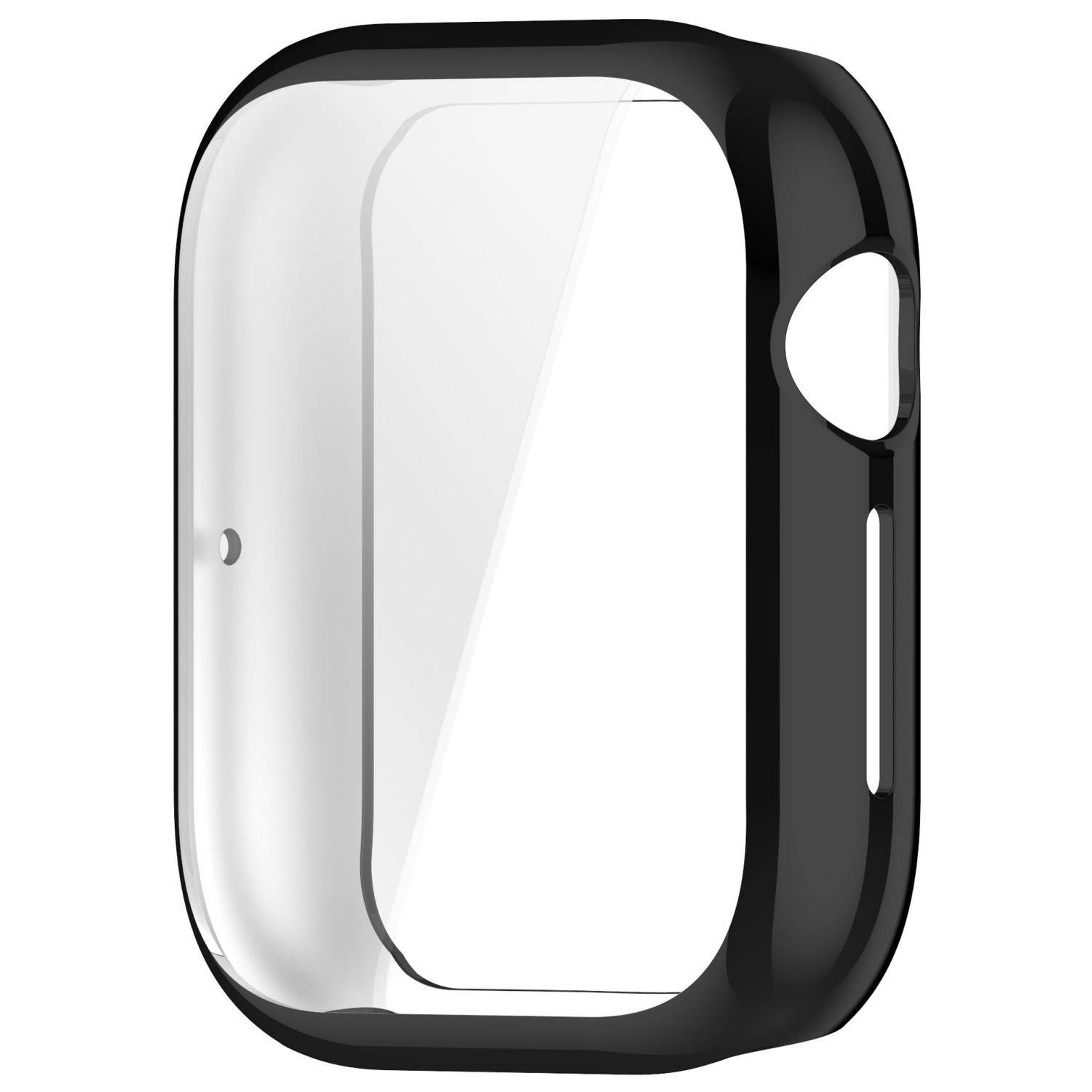 Für Honor Watch 5 Electroplated Full Cover TPU Watch Schutz Hülle Case Schwarz