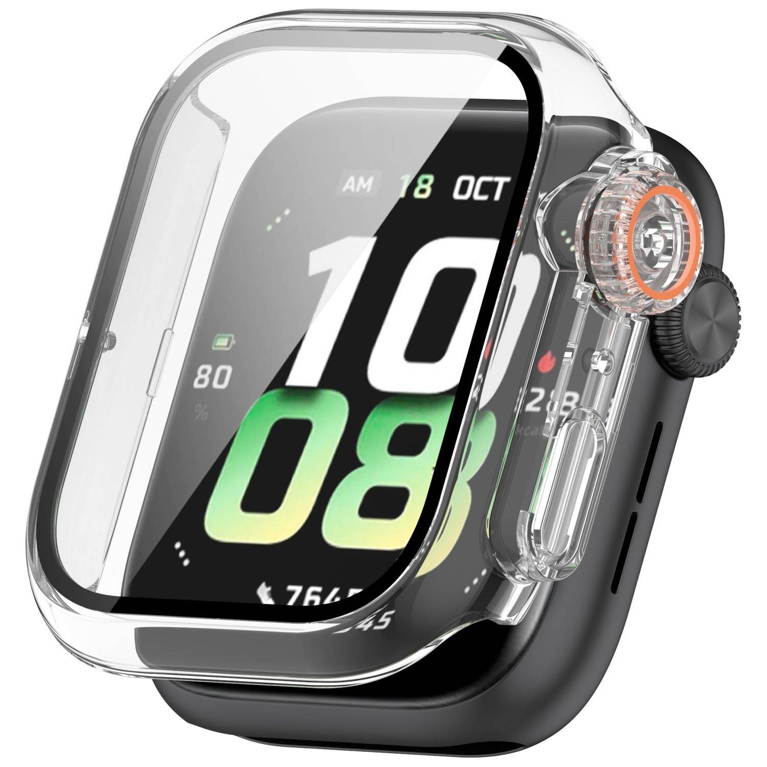 Für Honor Watch 5 Kunststoff PC Hülle Case + Tempered H9 Hart Glas Transparent