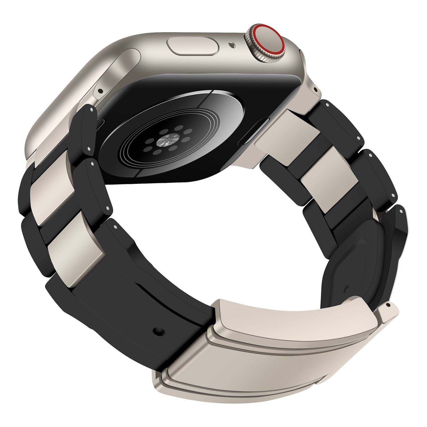 Magnetisches Armband für Apple Watch 42mm / 41mm / 40mm / 38mm Design Edelstahl