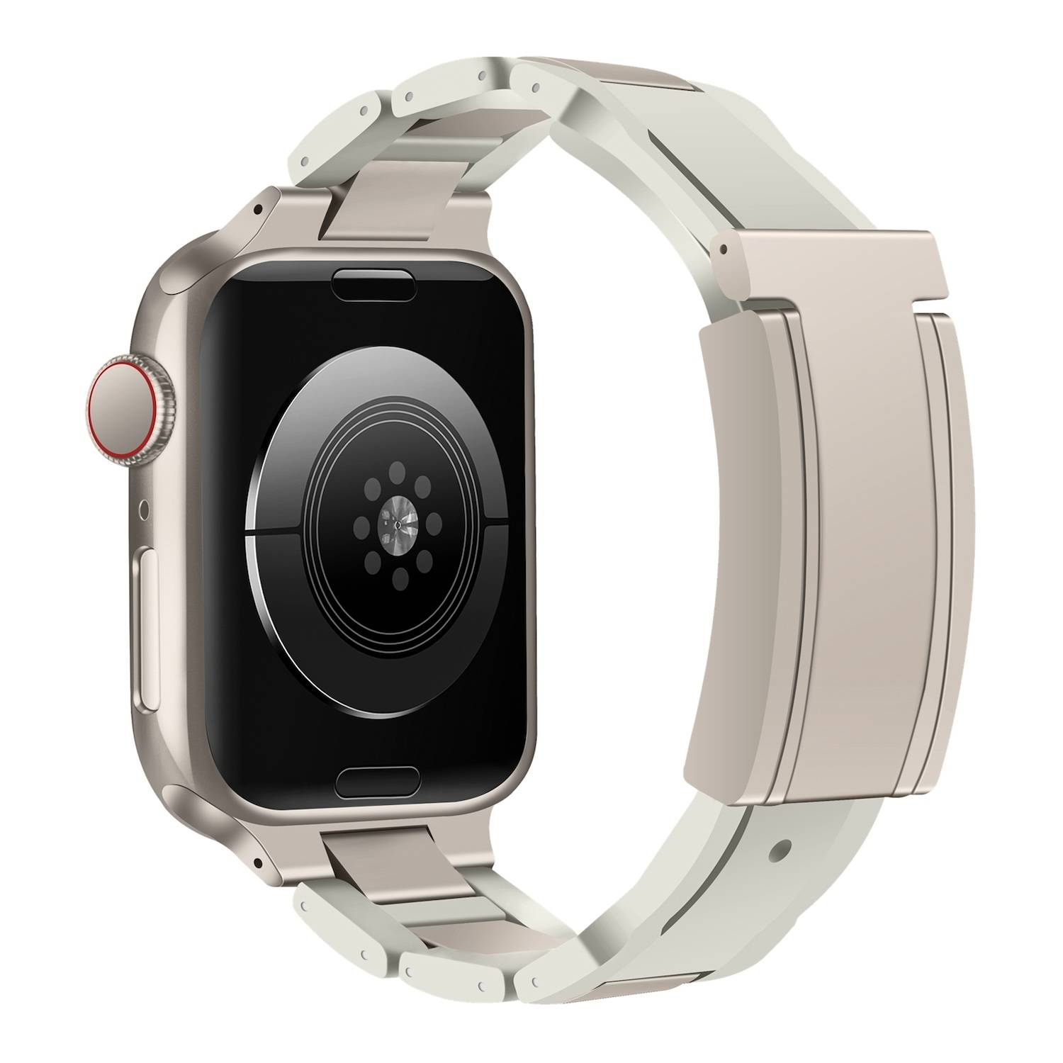Magnetisches Armband für Apple Watch 49mm / 46mm / 45mm / 44mm Design Edelstahl