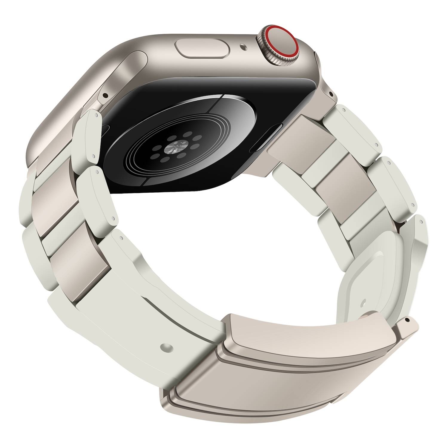 Magnetisches Armband für Apple Watch 49mm / 46mm / 45mm / 44mm Design Edelstahl