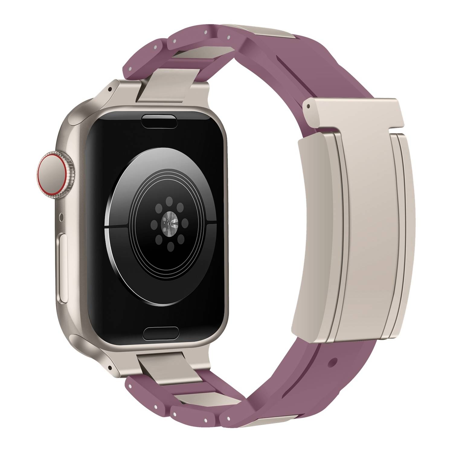 Magnetisches Armband für Apple Watch 49mm / 46mm / 45mm / 44mm Design Edelstahl