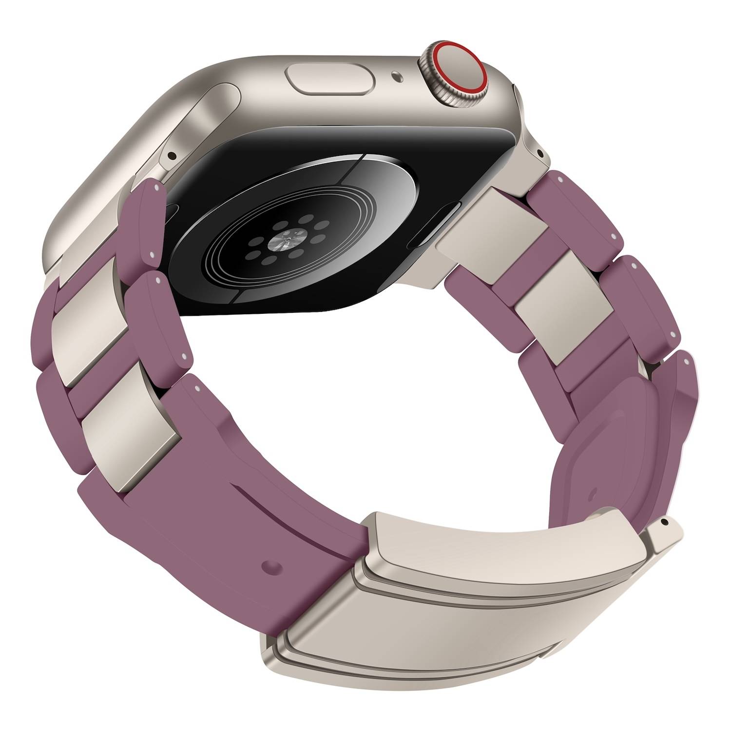 Magnetisches Armband für Apple Watch 49mm / 46mm / 45mm / 44mm Design Edelstahl