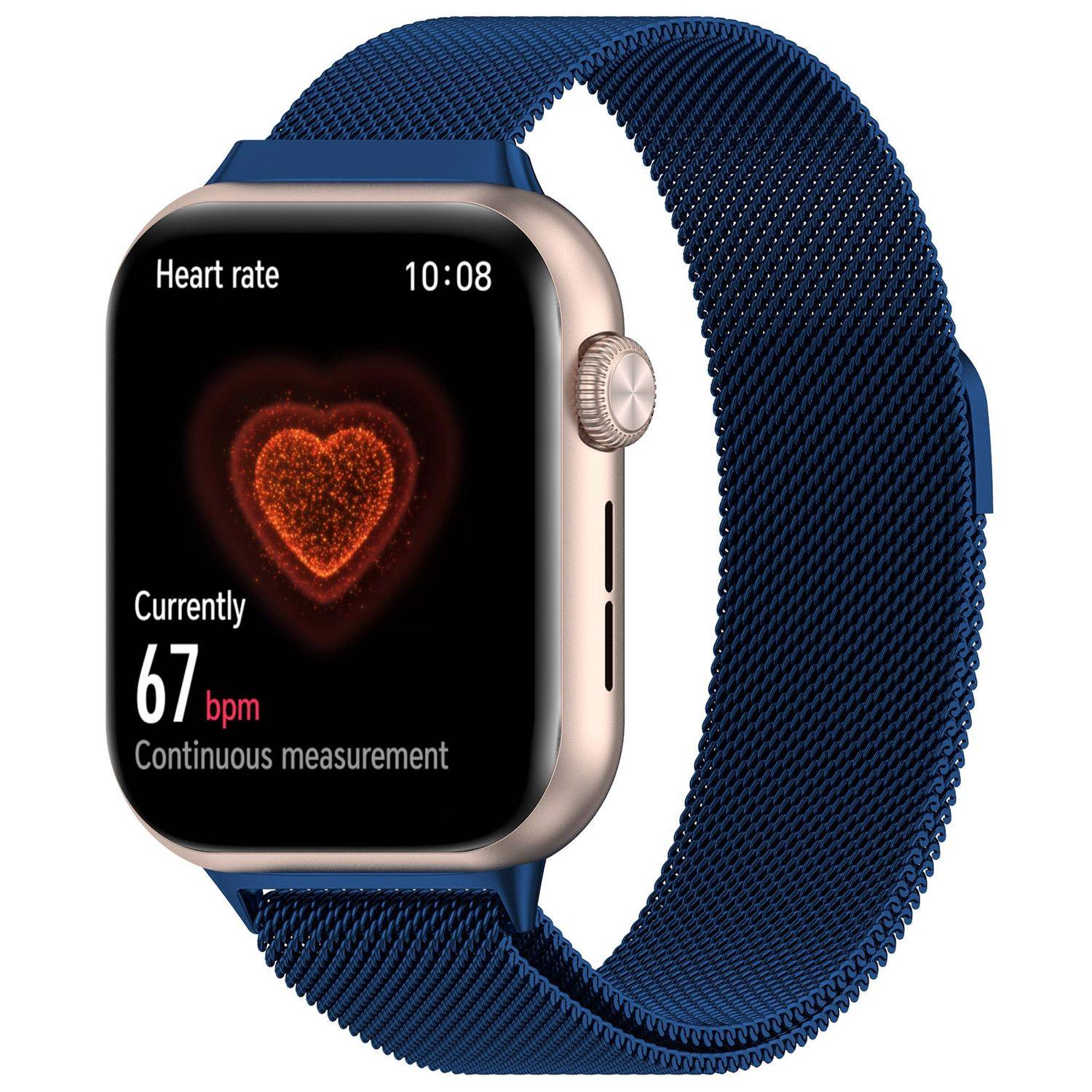 Für Honor Watch 5 Milan Metall Stahl Mesh Ersatz Armband mit Magnetverschluss Blau