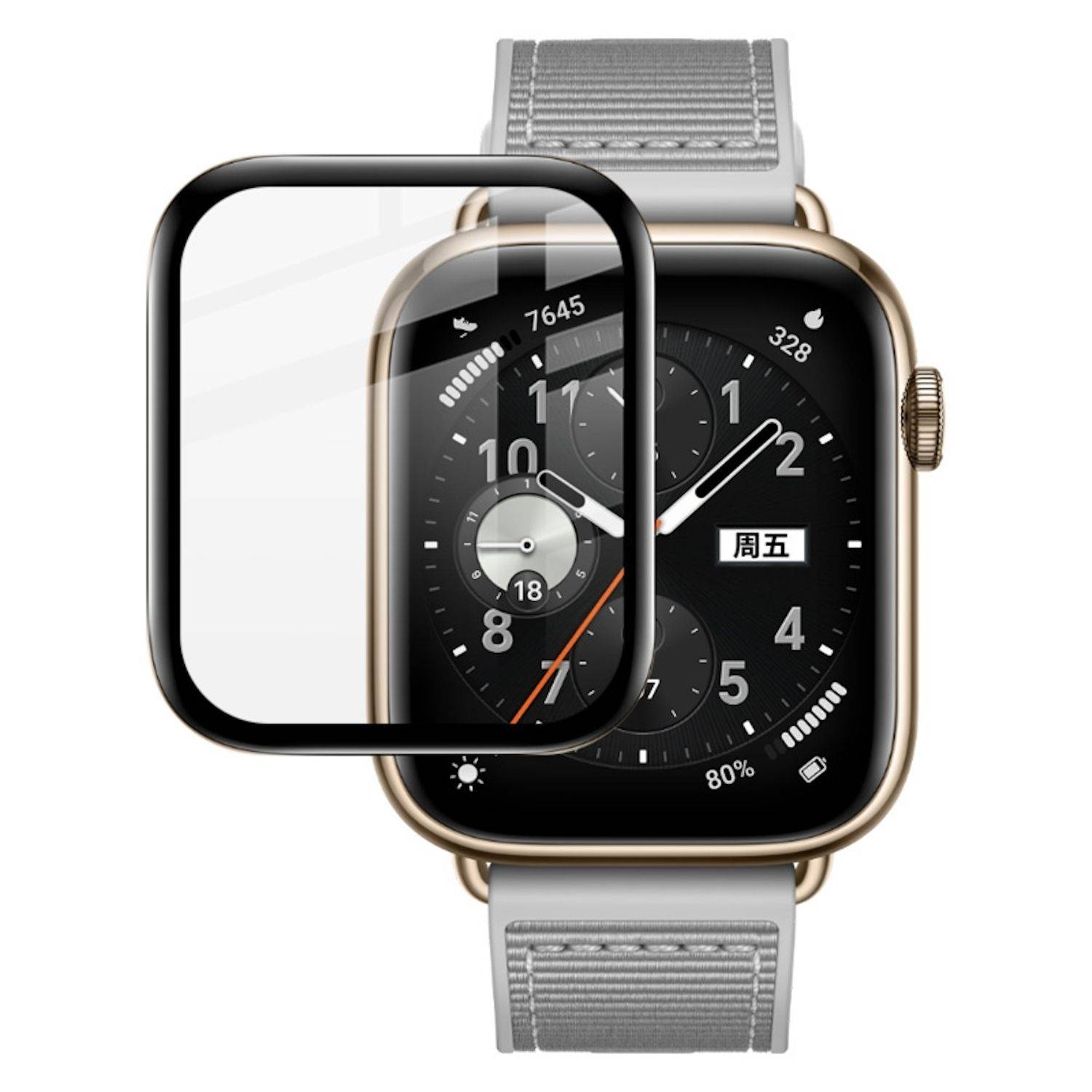 Für Honor Watch 5 Plexiglas Display HD Full Smart Watch Schutz Folie Flexibel